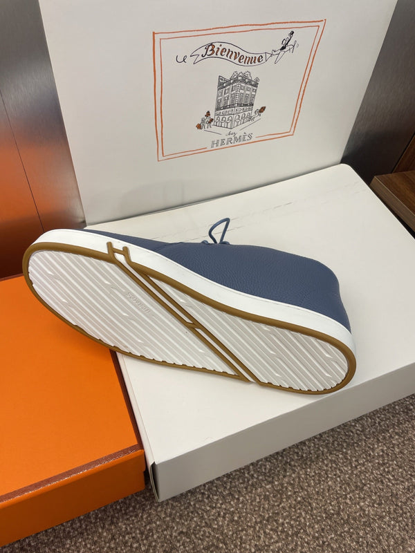 Sneaker HM 25 Klicker in pelle di vitello blu 373018