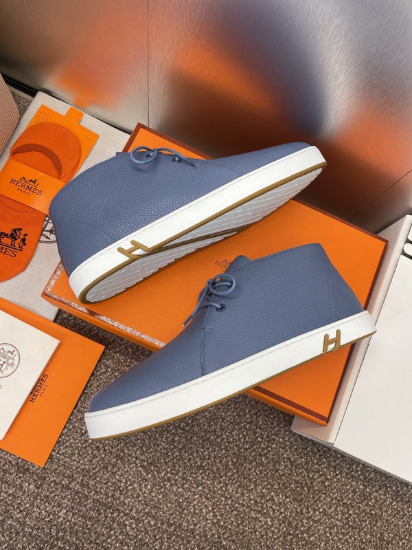 Sneaker HM 25 Klicker in pelle di vitello blu 373018