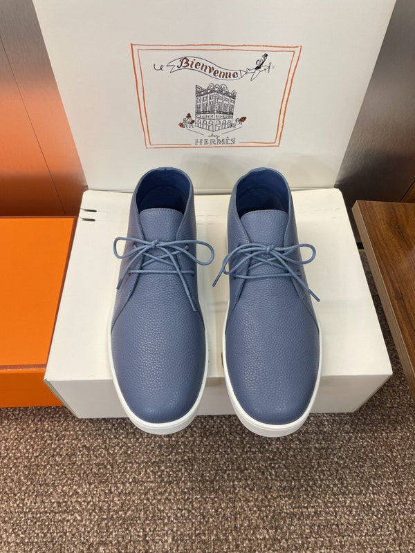 Sneaker HM 25 Klicker in pelle di vitello blu 373018