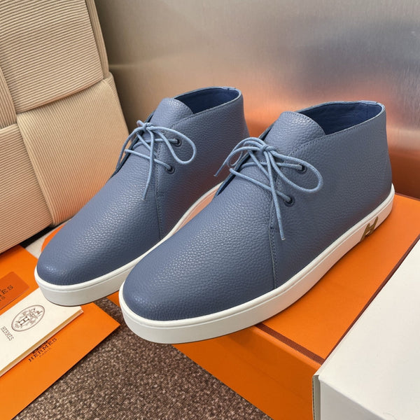 Sneaker HM 25 Klicker in pelle di vitello blu 373018