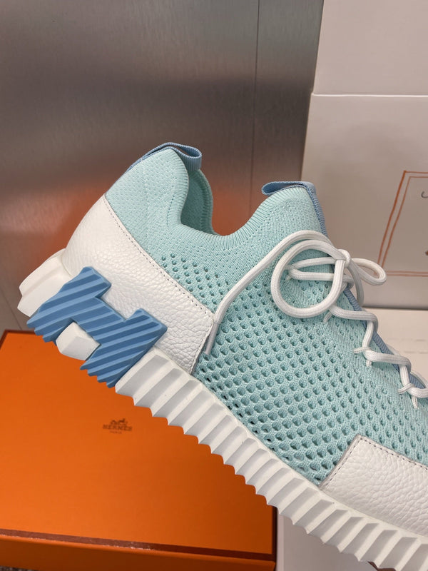 HM 25 Lift Sneaker Sky Blue Mesh Sheepskin 373030