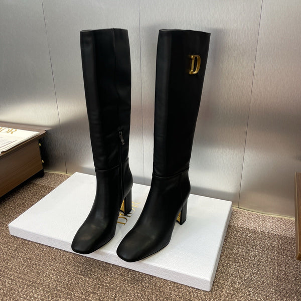 Dior 2025 D-Art Boot Black Calfskin 508533