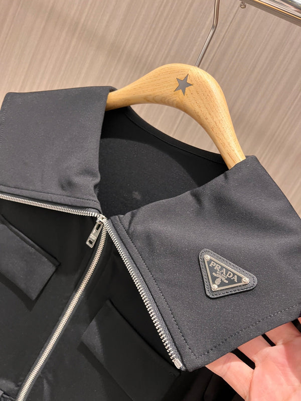 Prada Dress Black Cotton Polyester