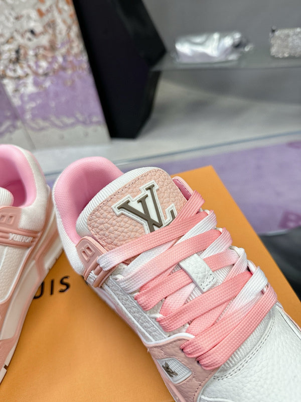 LV Trainer Sneaker Pink Cowhide
