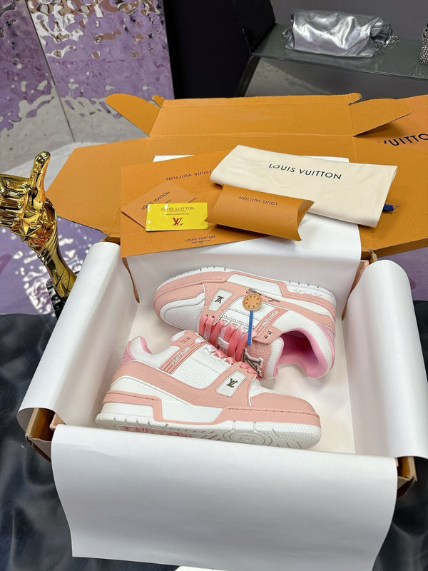 LV Trainer Sneaker Pink Cowhide