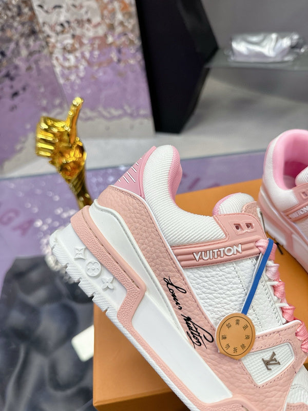 LV Trainer Sneaker Pink Cowhide