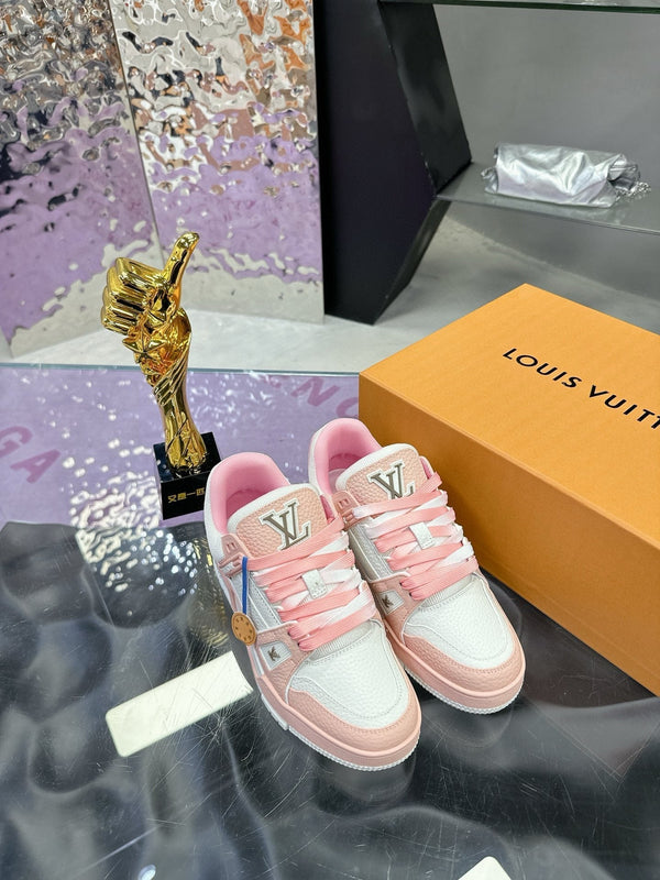 LV Trainer Sneaker Pink Cowhide
