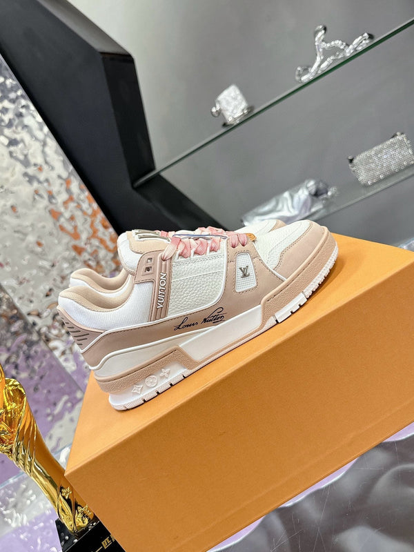 LV Trainer Sneaker Light Brown Cowhide