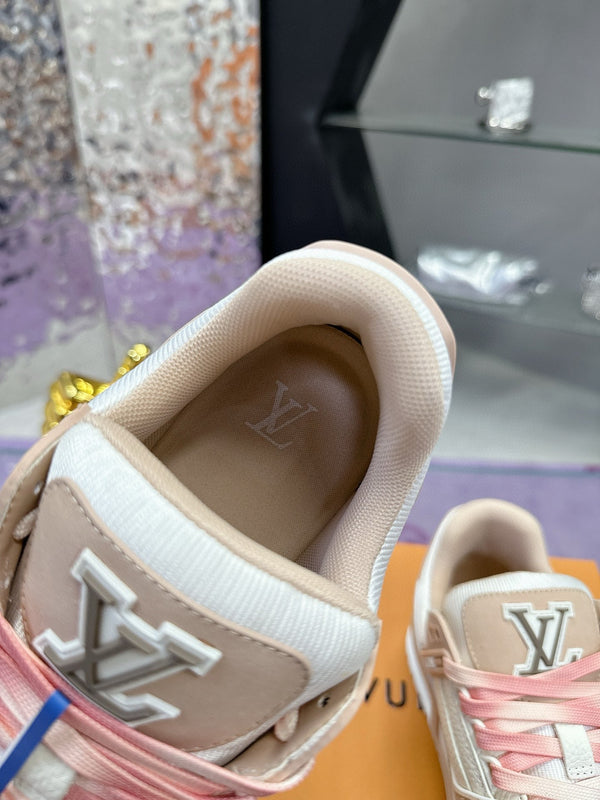 LV Trainer Sneaker Light Brown Cowhide