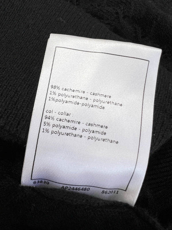 CC Cardigan Black Wool