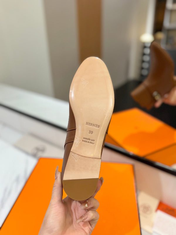 Stivaletto HM Neo 15mm in pelle di vacchetta marrone 960836