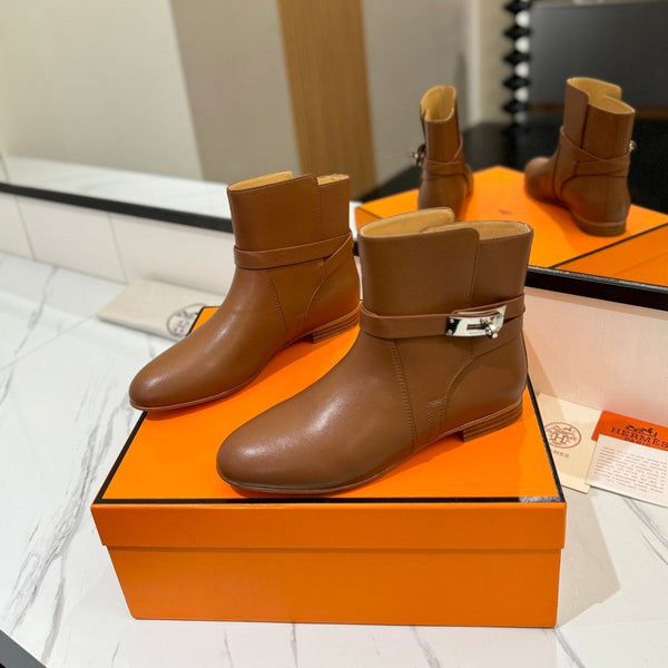 Stivaletto HM Neo 15mm in pelle di vacchetta marrone 960836