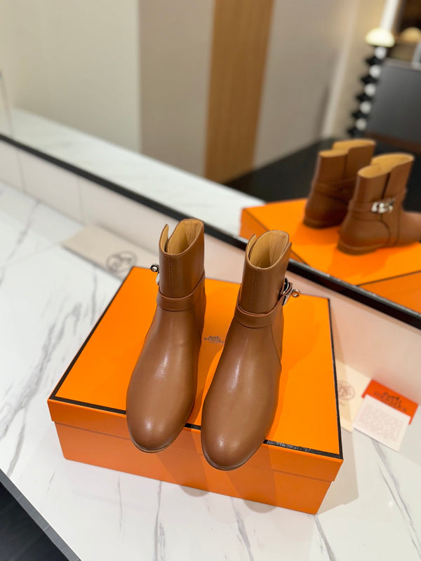 Stivaletto HM Neo 15mm in pelle di vacchetta marrone 960836