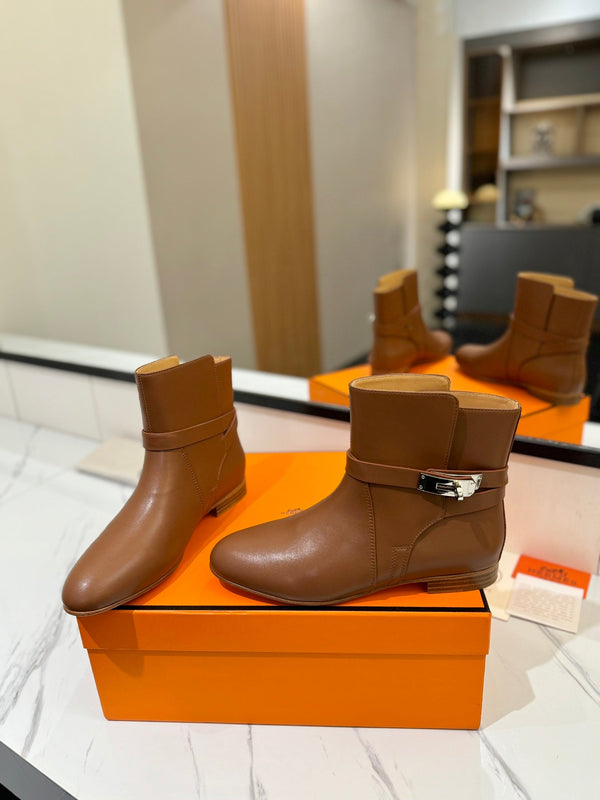 Stivaletto HM Neo 15mm in pelle di vacchetta marrone 960836