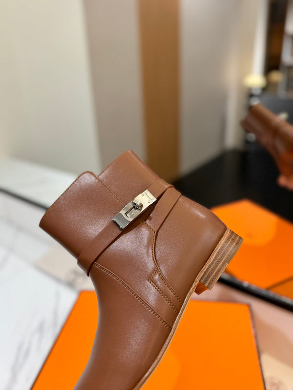 Stivaletto HM Neo 15mm in pelle di vacchetta marrone 960836