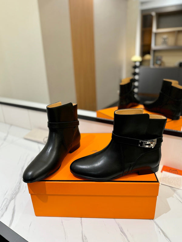 HM Neo Ankle Boot 15mm Black Cowhide 960840