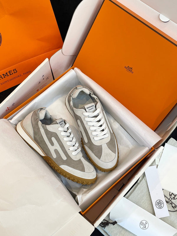 HM Jet Sneaker Beige Grey mix Seal Grey Suede 212741