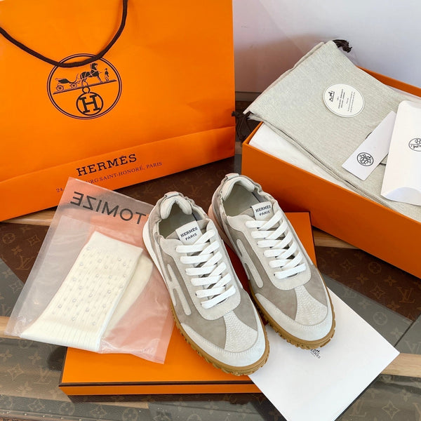 HM Jet Sneaker Beige Grey mix Seal Grey Suede 212741