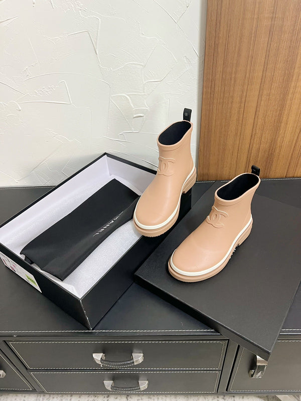 Stivaletti CC Beige Scuro Gomma Naturale 949631