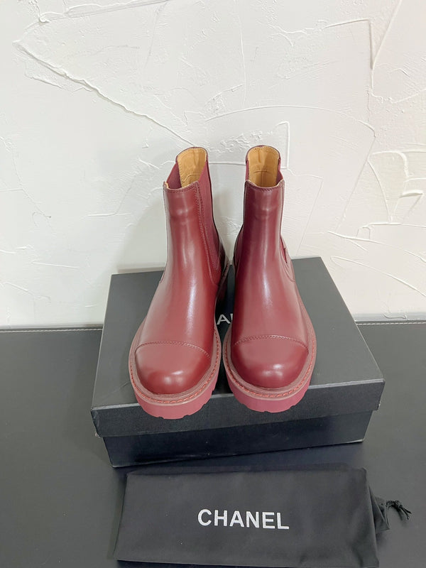 Stivaletti Chelsea CC in pelle di vacchetta bordeaux 949681