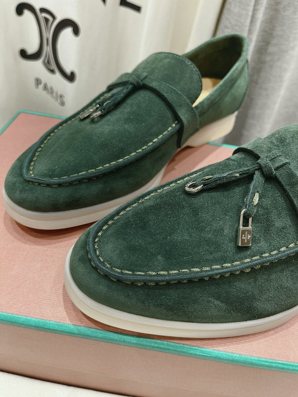 LP SUMMER CHARMS WALK LOAFERS HUNTER GREEN SUEDE