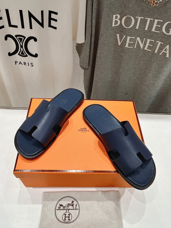 SANDALO IZMIR IN PELLE DI AGNELLO INDACO