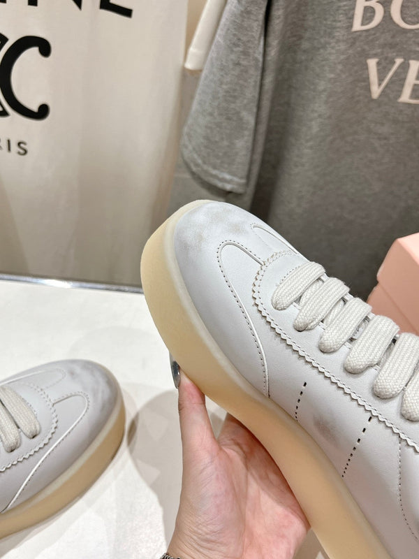 Miu Sneakers Retro White Cowhide