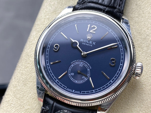 Rolex Perpetual 39mm Black Blue Dial