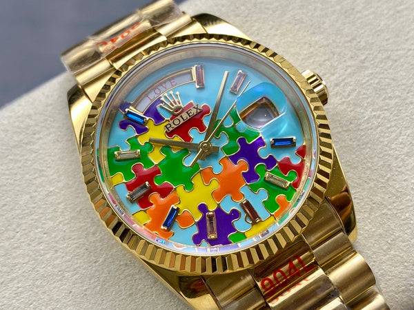 Rolex Day-Date 36mm Gold Multicolor