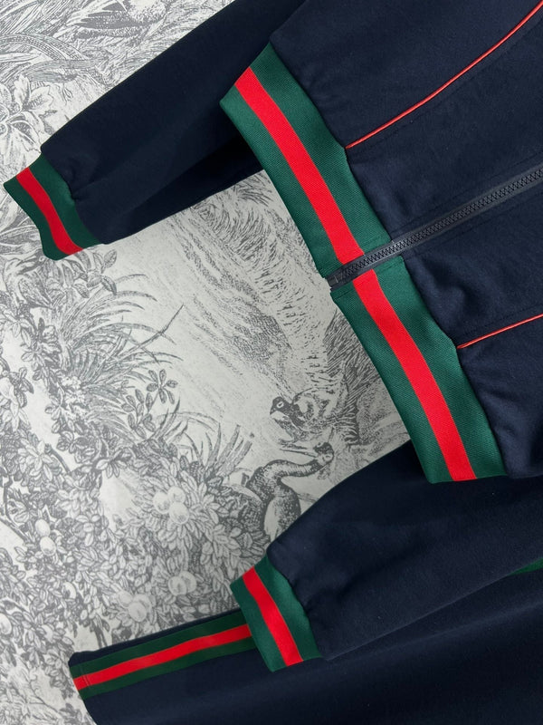 Gucci 25 Sport Suit Dark Blue Cotton