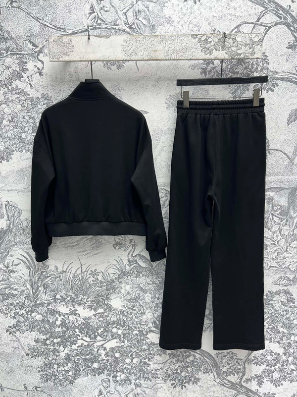 Miu Miu 25 Abiti con cuciture a nastro in cotone nero