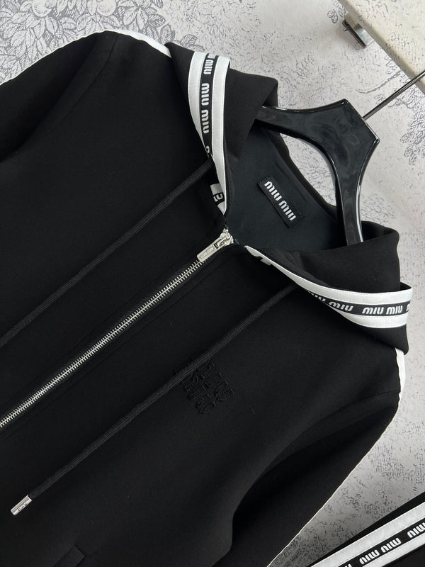 Miu Miu 25 Lazy Suits Nero Cotone