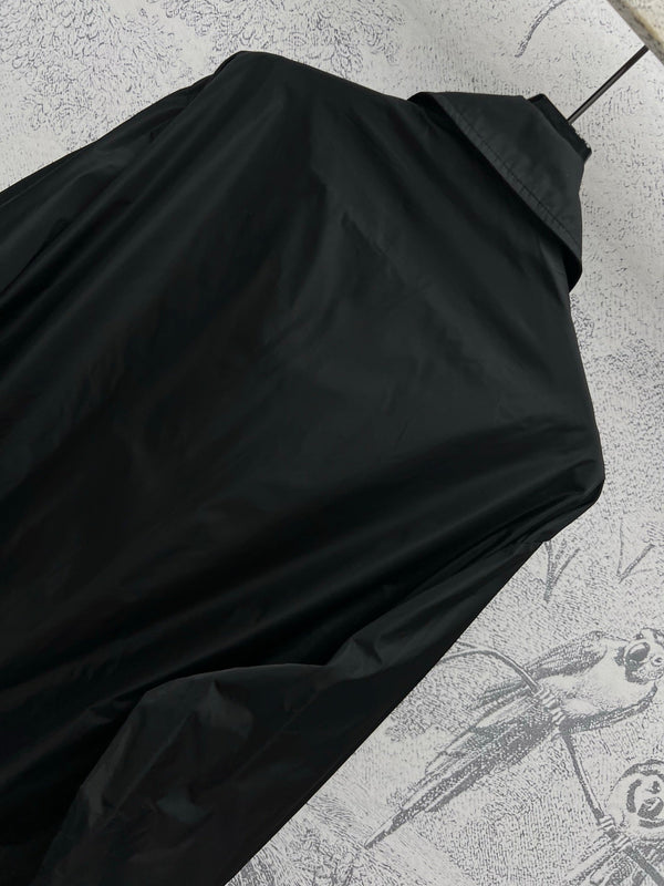 Miu Miu 25 Shirt Jacket Black Poliamide