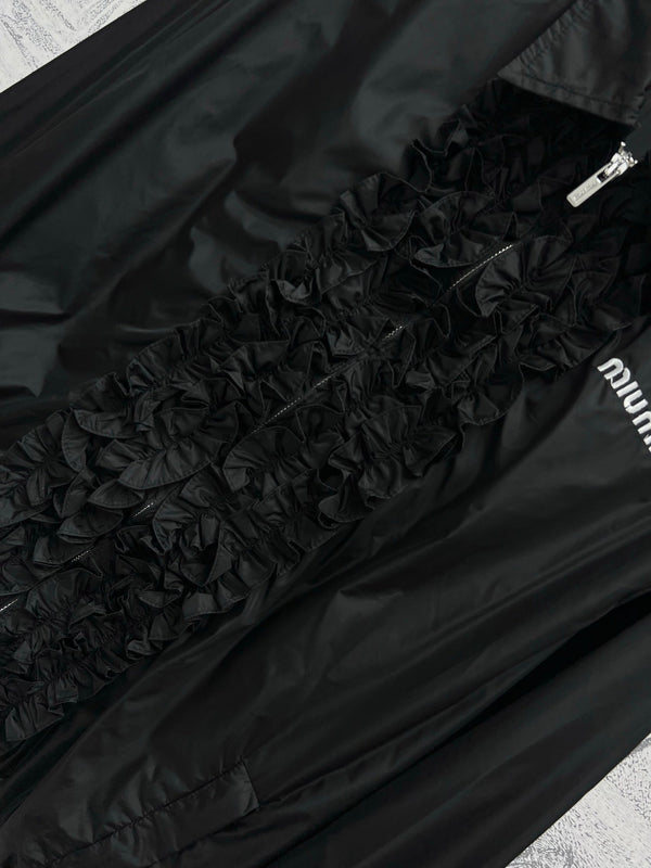 Miu Miu 25 Shirt Jacket Black Poliamide