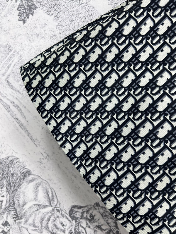 CD 25 Ribbon Skirt Black White Cotton