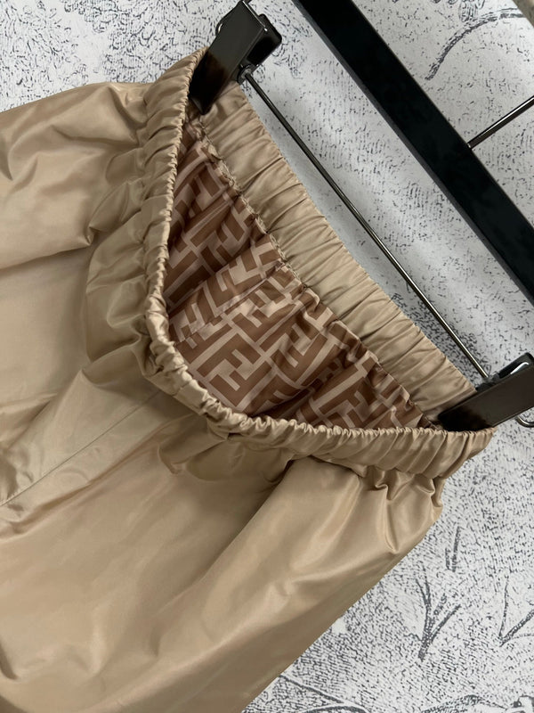 Fendi 25 Sport Suit Khaki Polyester