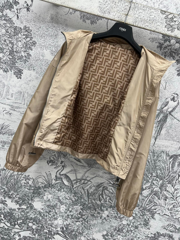 Fendi 25 Sport Suit Khaki Polyester