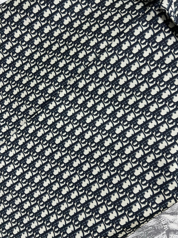 CD 25 Letter Skirt Black Polyester