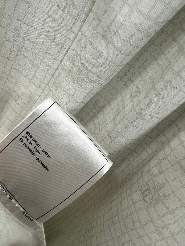 CC 25 Suspender Dress Ivory Cotton