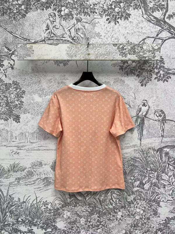 LV 25 Age-Reducing Simple T-Shirt Orange Cotton