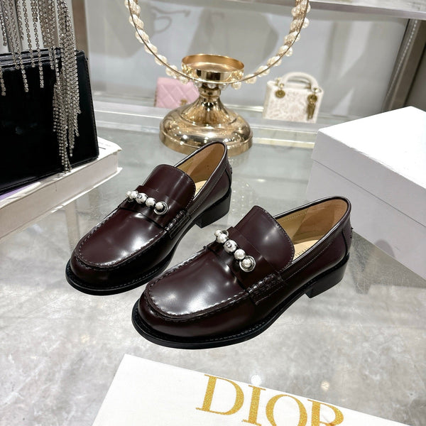 CD 25 Loafers Chocolate Brown Patent Leather 306931