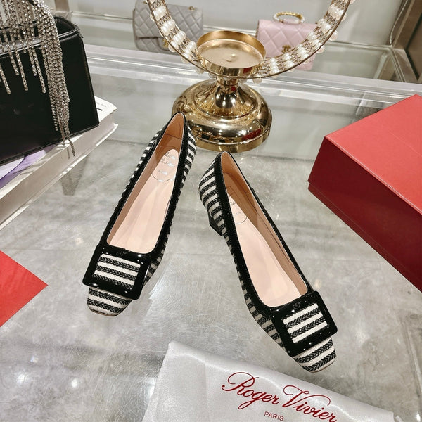 Viv 25 Pumps 4.5cm Black Floral Fabric Leather 355491