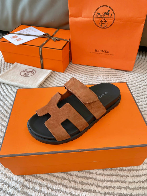 HM Chypre Sandal Brown Suede 963544