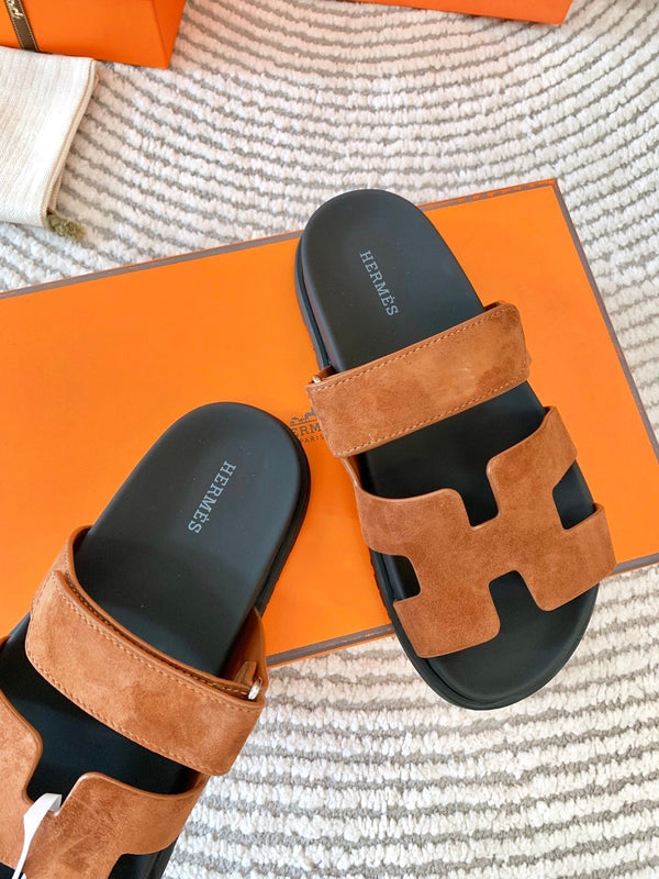 HM Chypre Sandal Brown Suede 963544