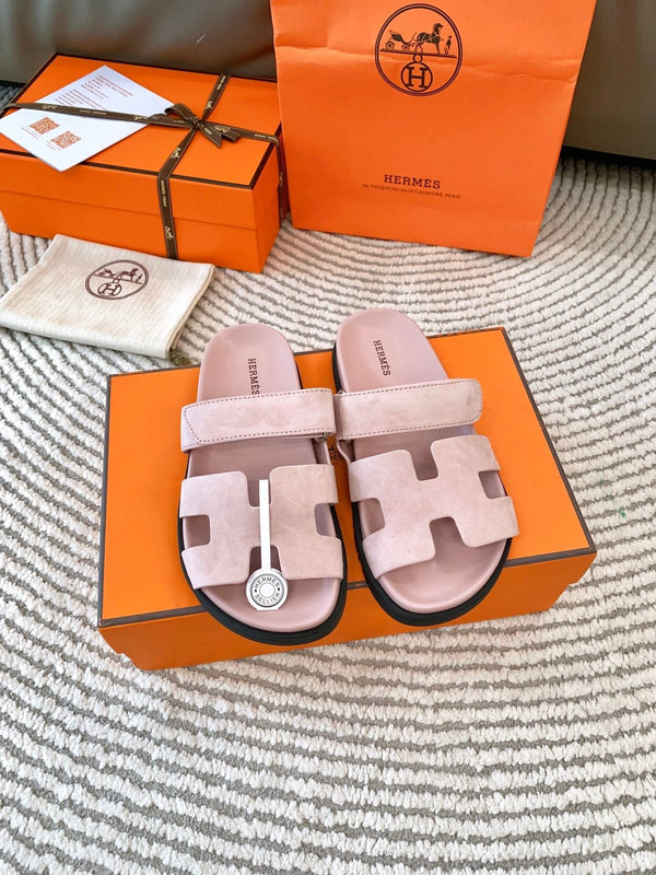 HM Chypre Sandal Light Pink Suede 963546