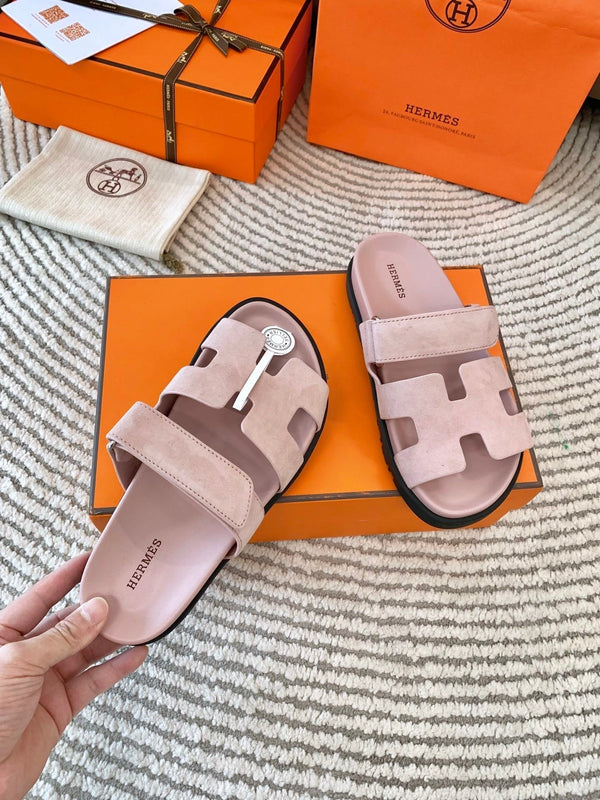 HM Chypre Sandal Light Pink Suede 963546