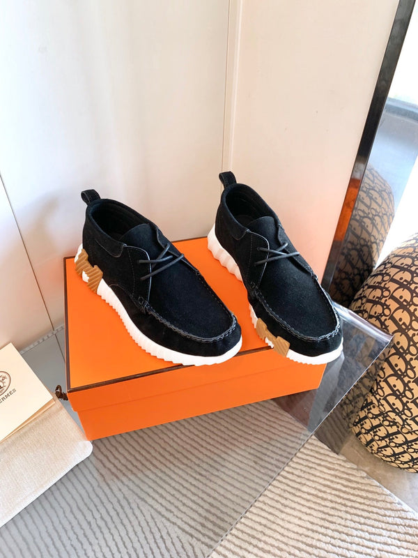 HM Increase Sneaker In Black Suede 993283