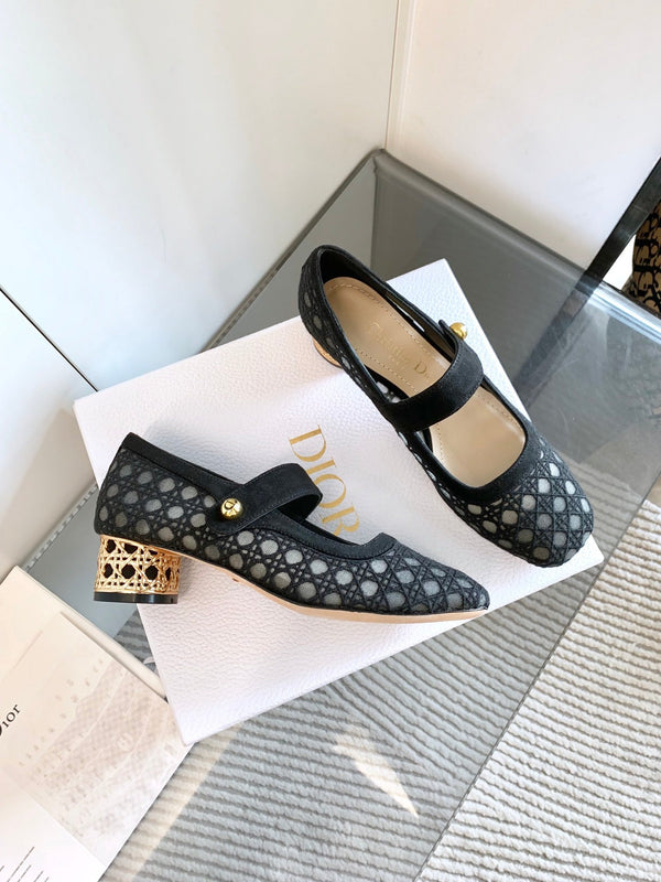 CD Icon Pump 35mm In Black Suede 993226