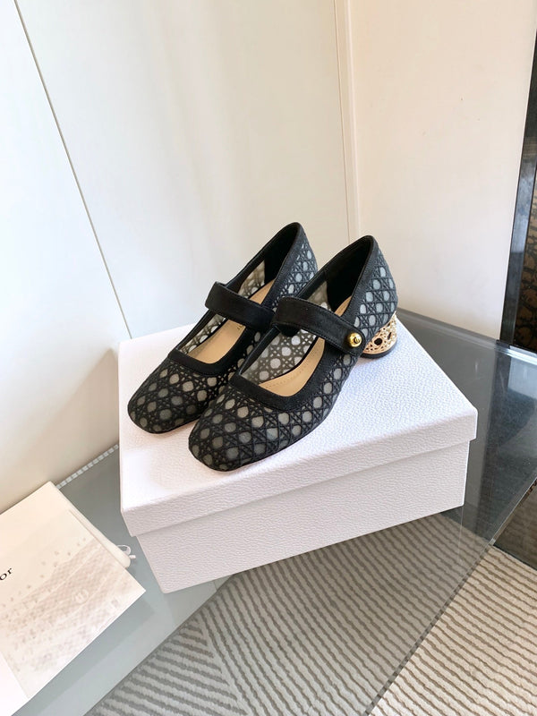 CD Icon Pump 35mm In Black Suede 993226