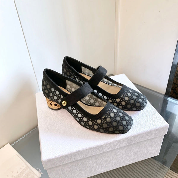 CD Icon Pump 35mm In Black Suede 993226